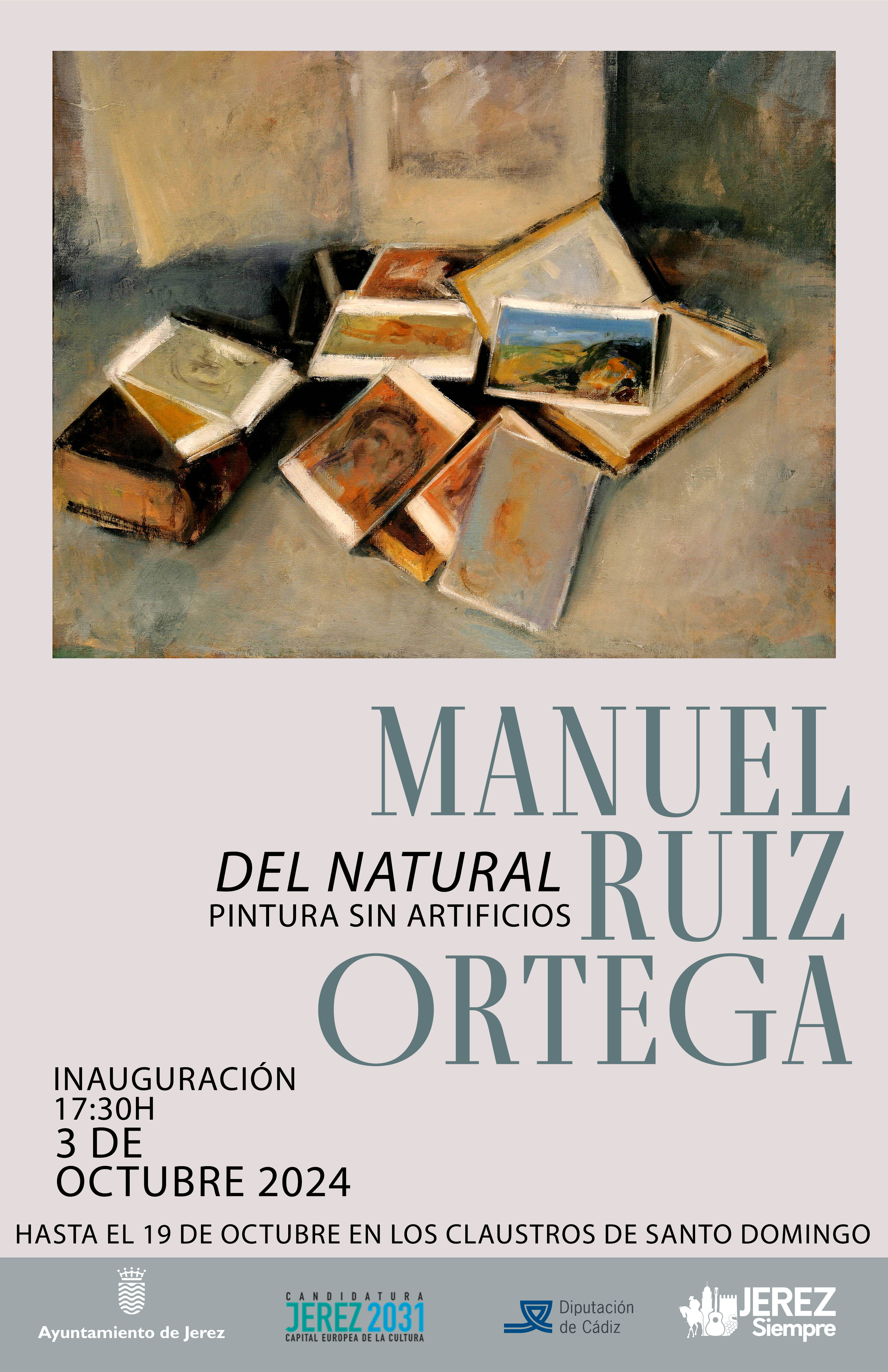 Cartel exposición Ruiz de Ortega