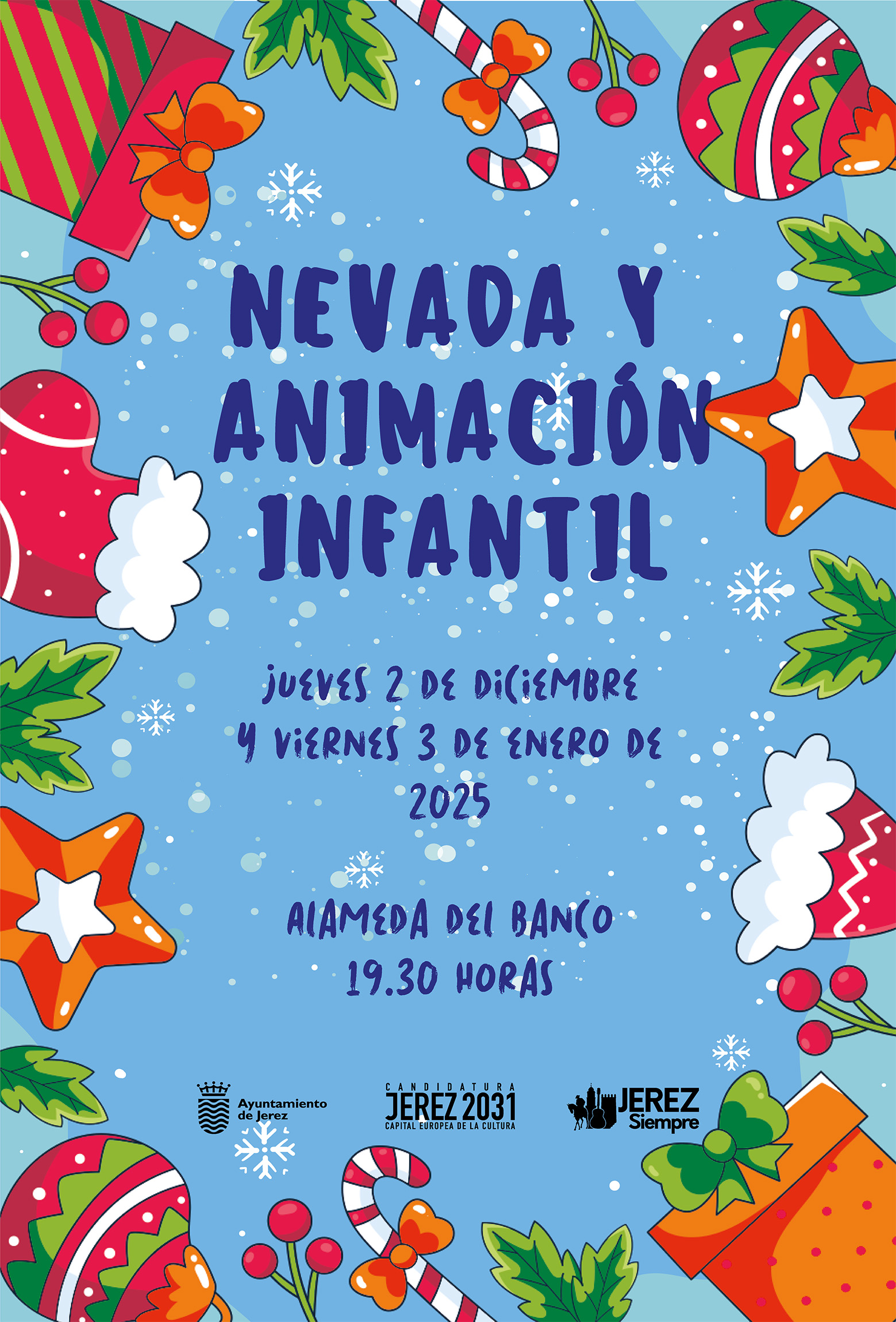 Nevada y animación infantil