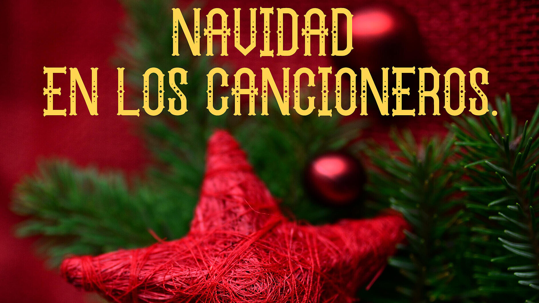 Cartel Música para la noche de navidad