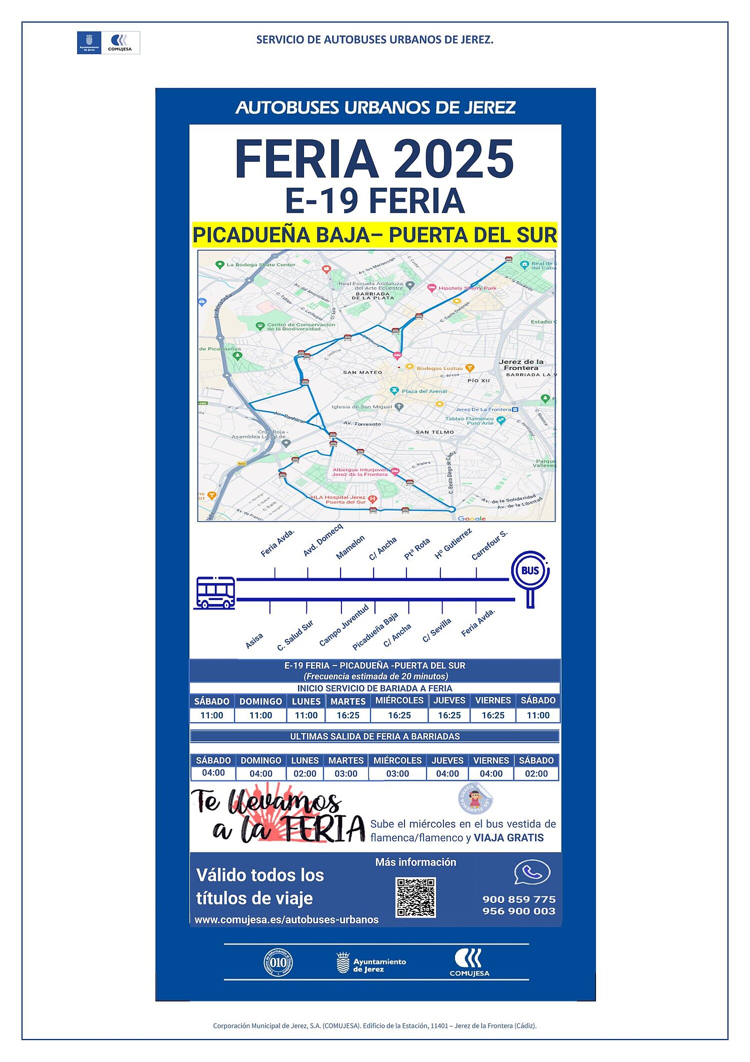 E19 Feria - Picadueña Baja - Puertas del Sur