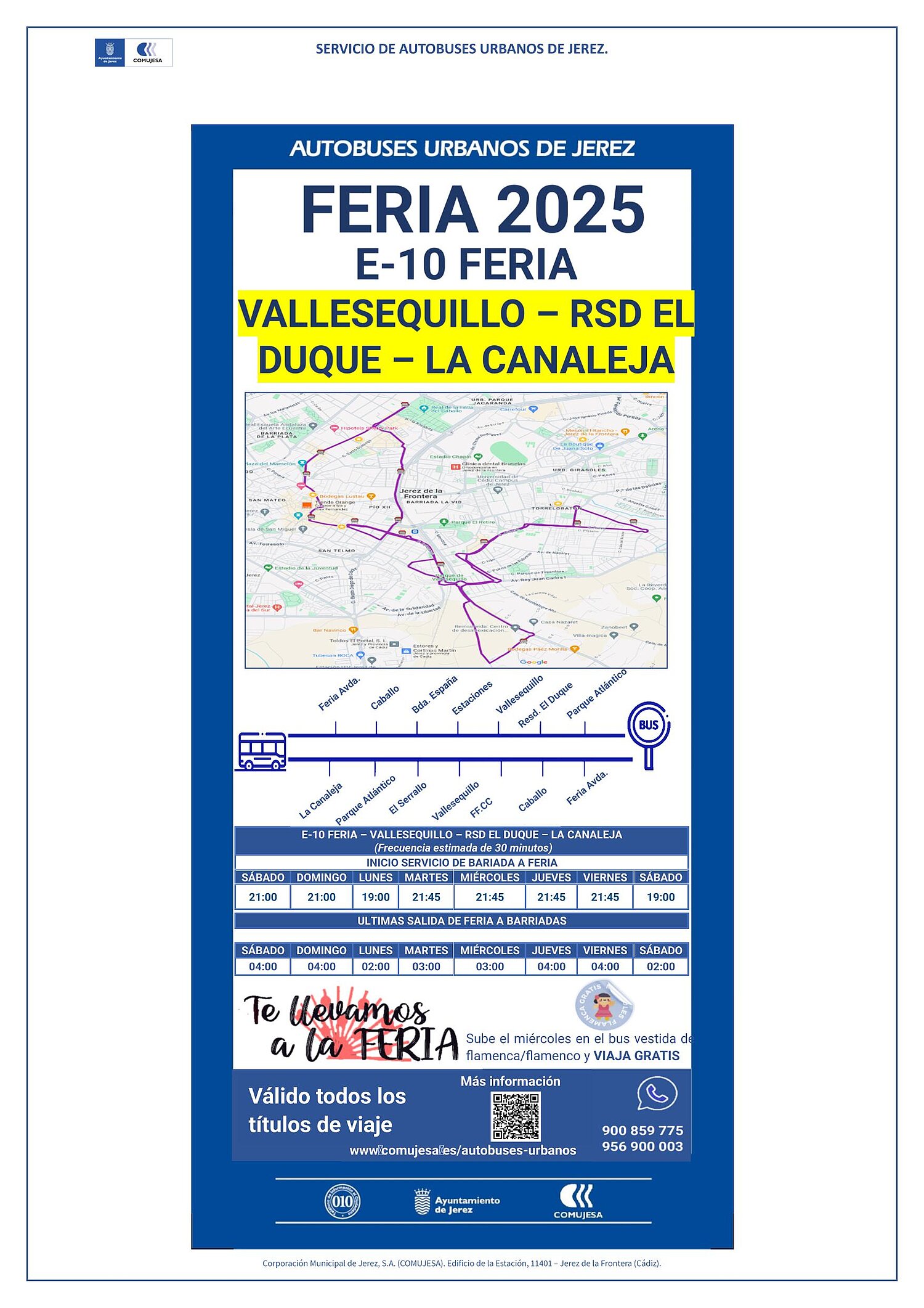E10 Feria - Vallesequillo - El Duque - La Canaleja
