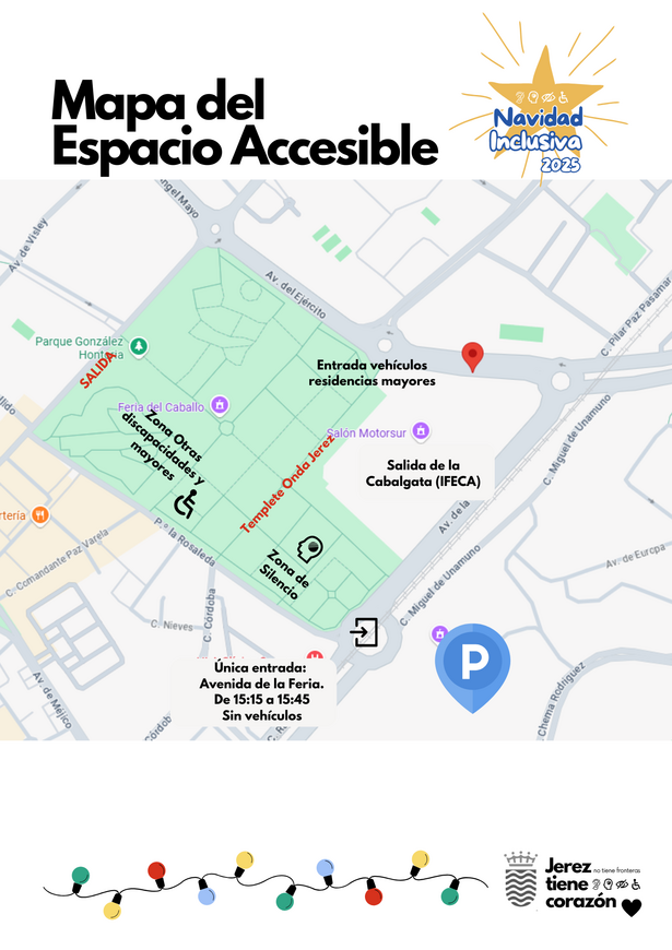 Mapa espacio accesible