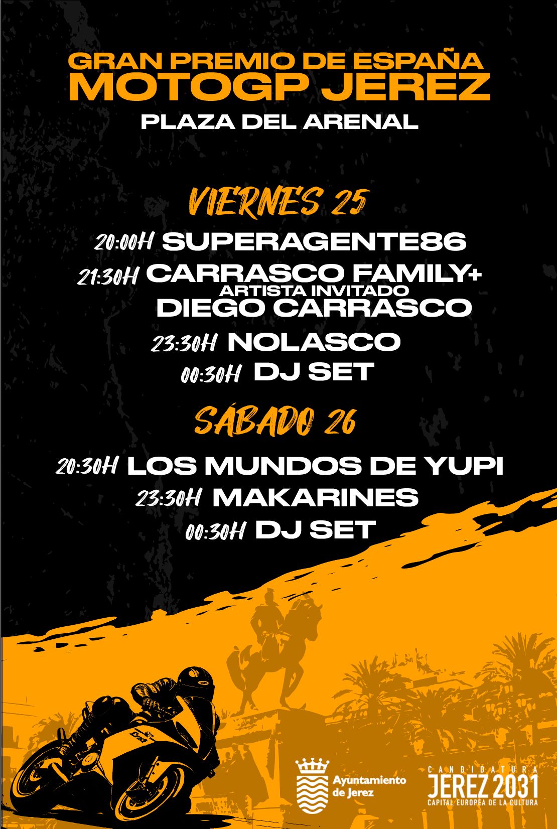 Conciertos en la plaza del Arenal