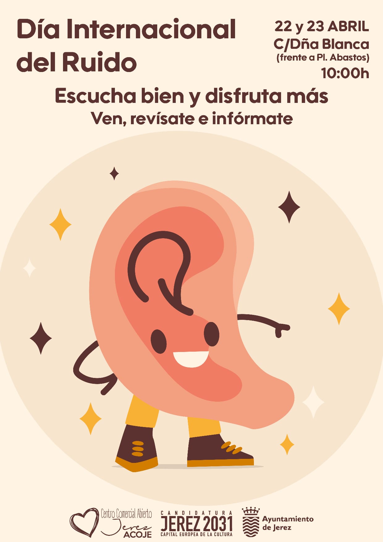 Cartel Día Internancional del Ruido