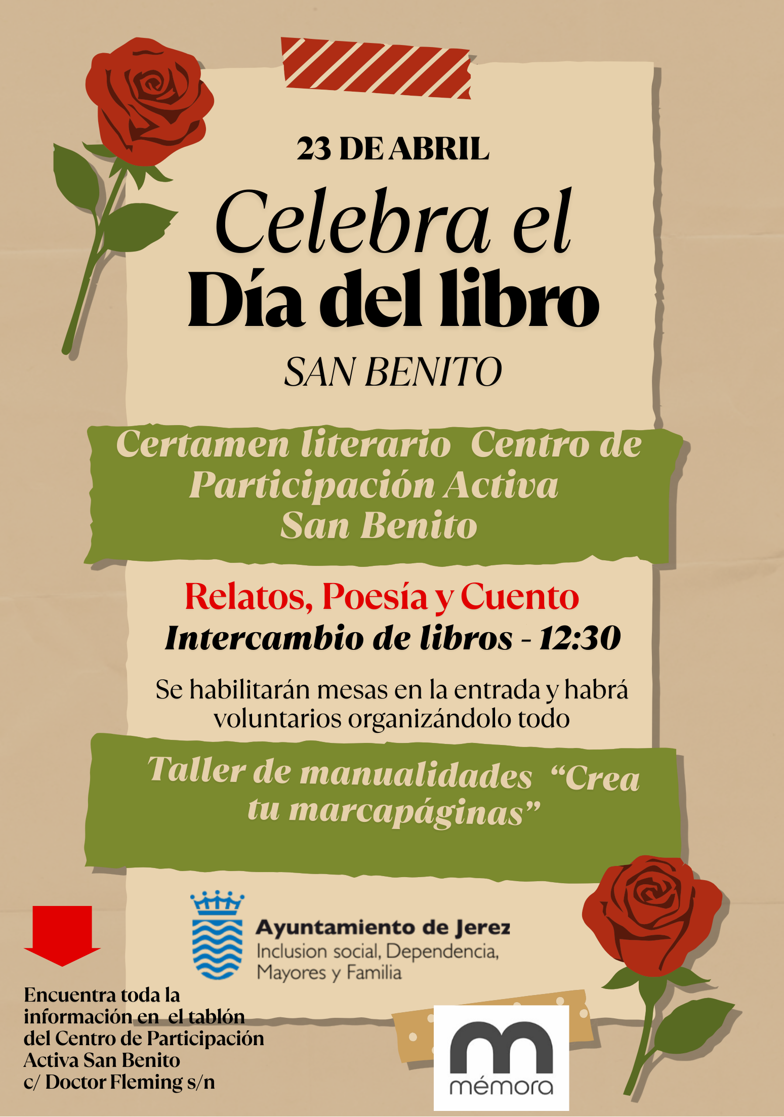 Cartel Día del Libro