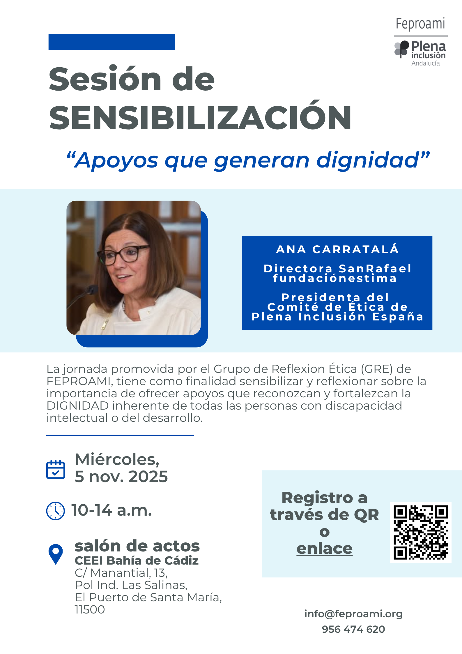 Cartel Sesión Sensibilización