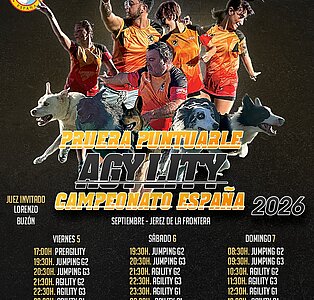Prueba puntuable Agylity Campeonato de España