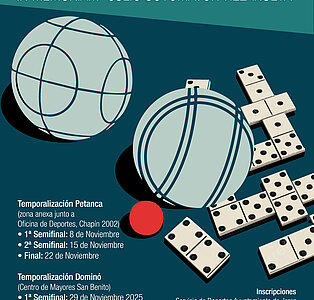 Cartel Petanca y Domino