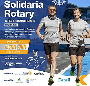 Cartel carrera Rotary Club