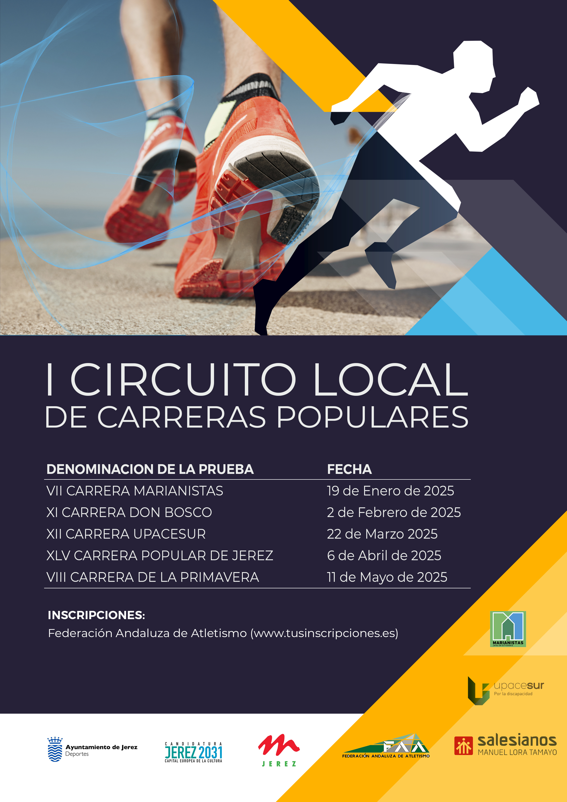 Cartel Carreras Populares