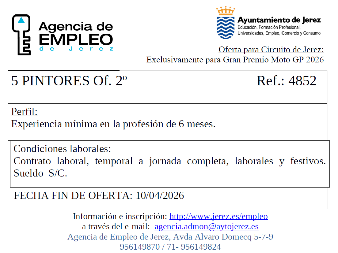 oferta empleo