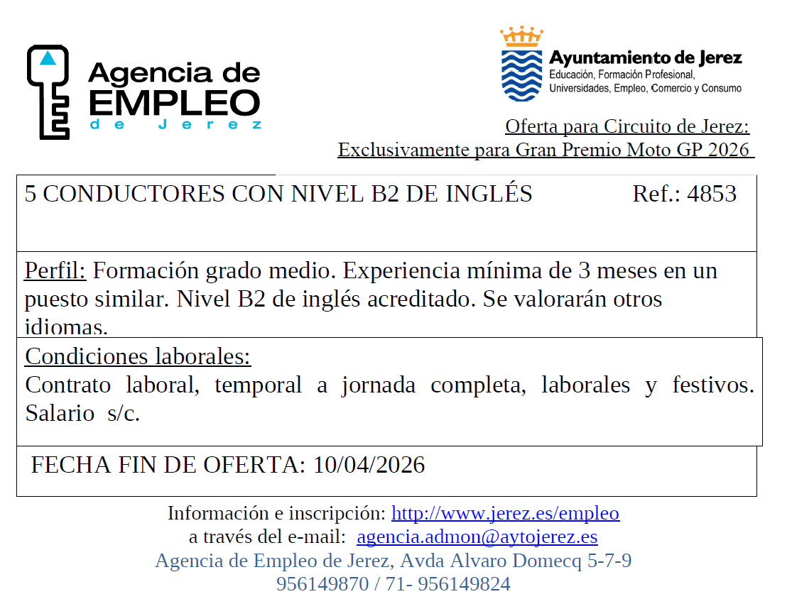 oferta empleo