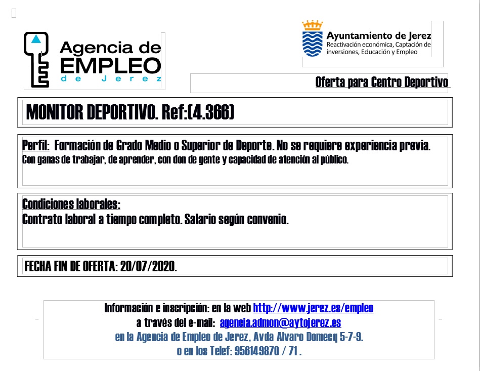 Oferta Agencia de Empleo