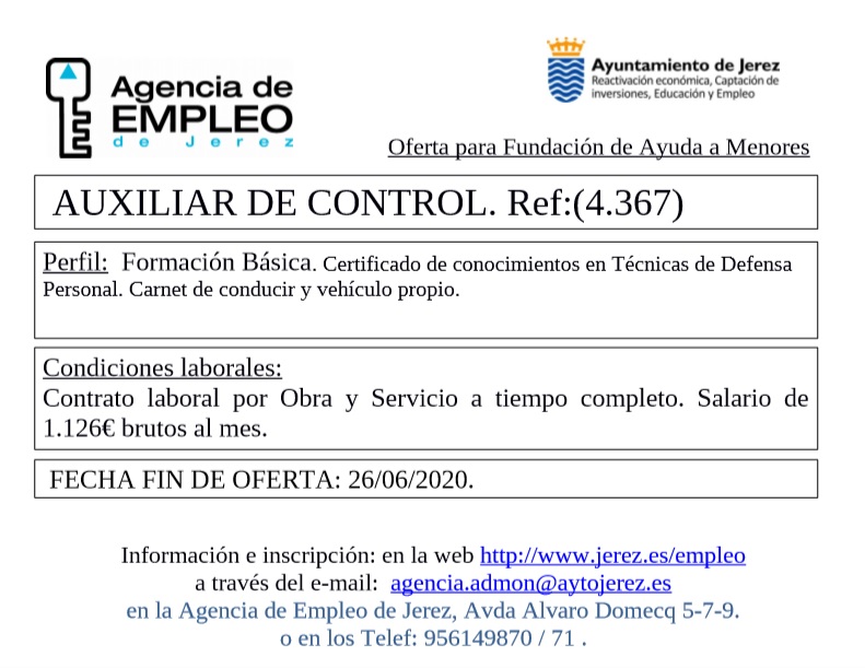 Oferta Agencia de Empleo