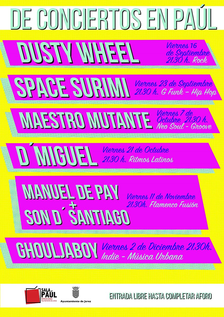 Cartel Conciertos