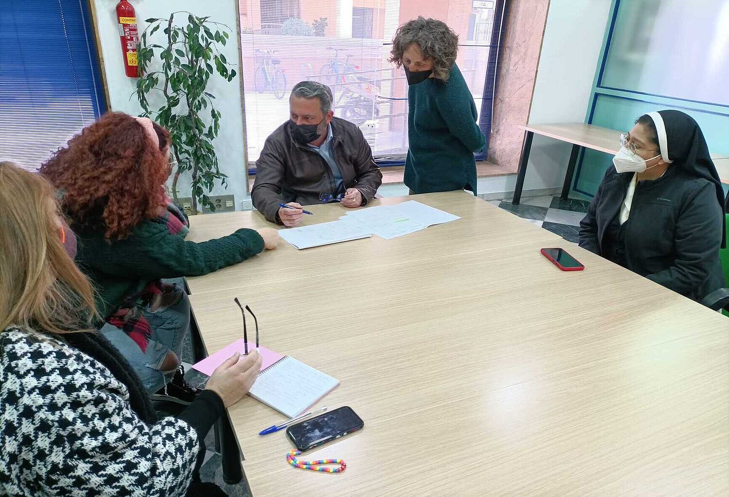 Reunión de Movilidad con el Colegio Beaterio. Reunión de Movilidad con el Colegio Beaterio.