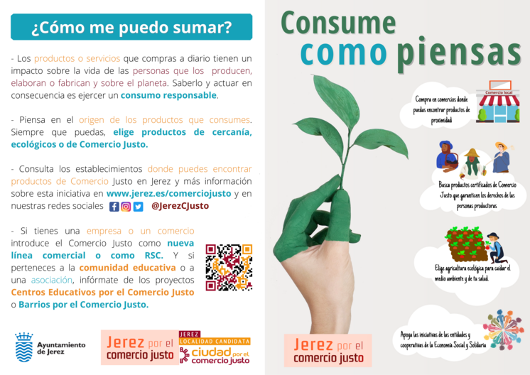 Folleto Jerez Ciudad por el Comercio Justo