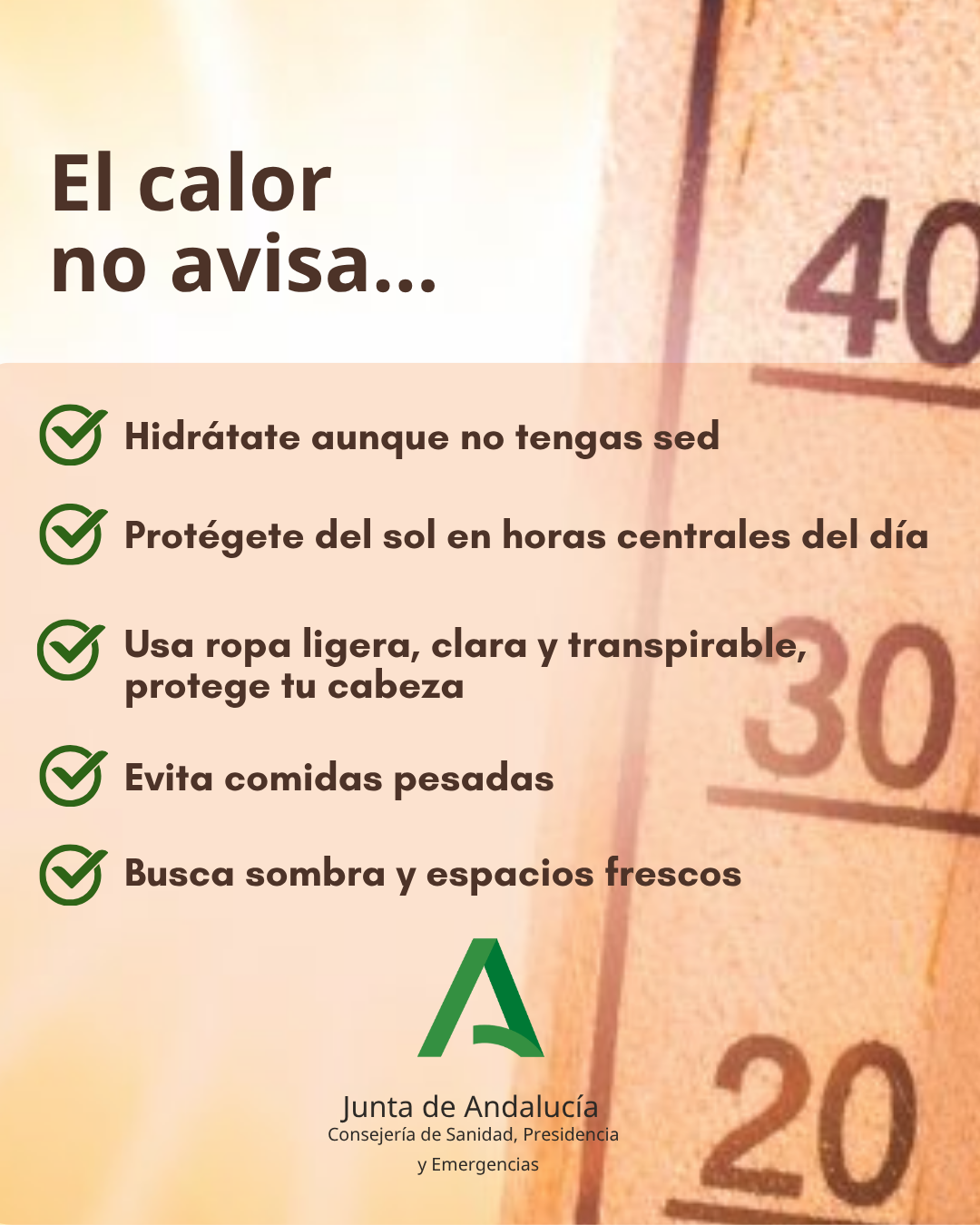 campaña calor no avisa