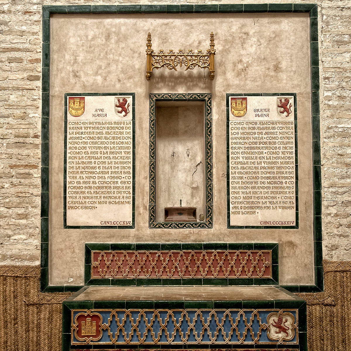 Altar Neohistoricista. Restauración de Menéndez Pidal. Foto cedida por Juan Sánchez Ortega - Sortega Fotografía