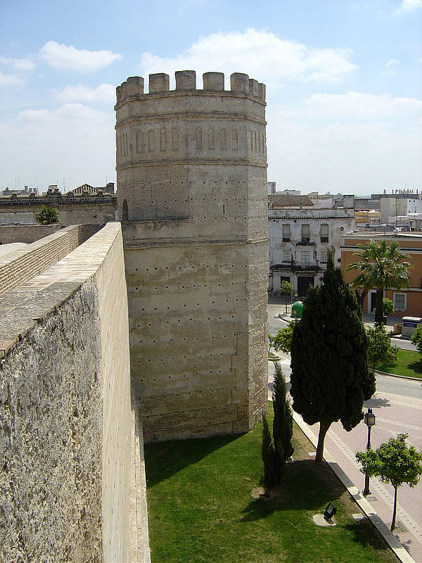 Torre octogonal del Alcázar de Jerez