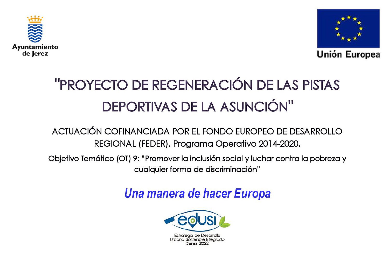 Cartel obras Asunción