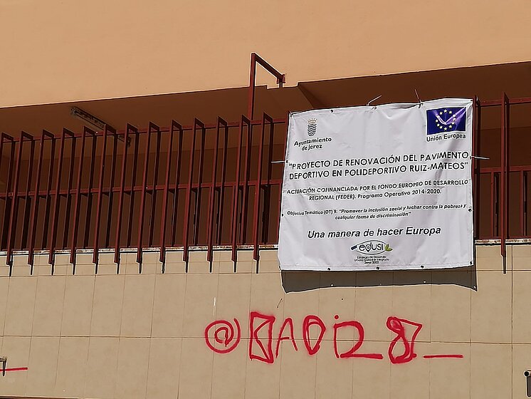 Cartel Pavimento Ruiz Mateos 3