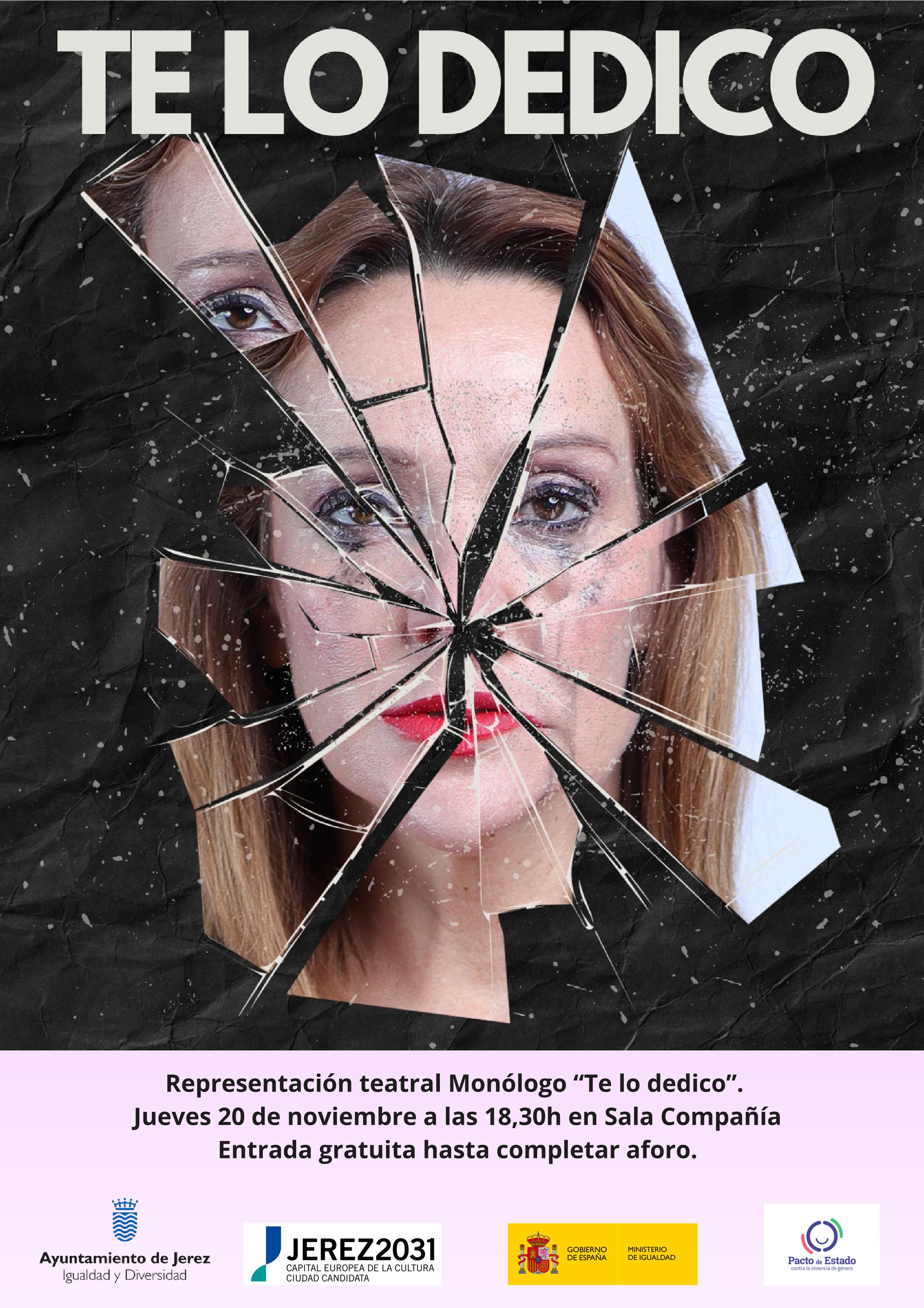 Cartel Teatro Te lo dedico