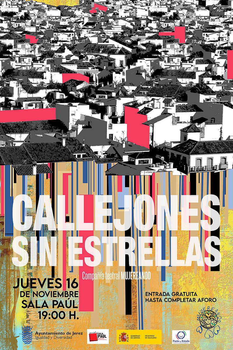 Cartel Obra de Teatro Callejones sin estrellas