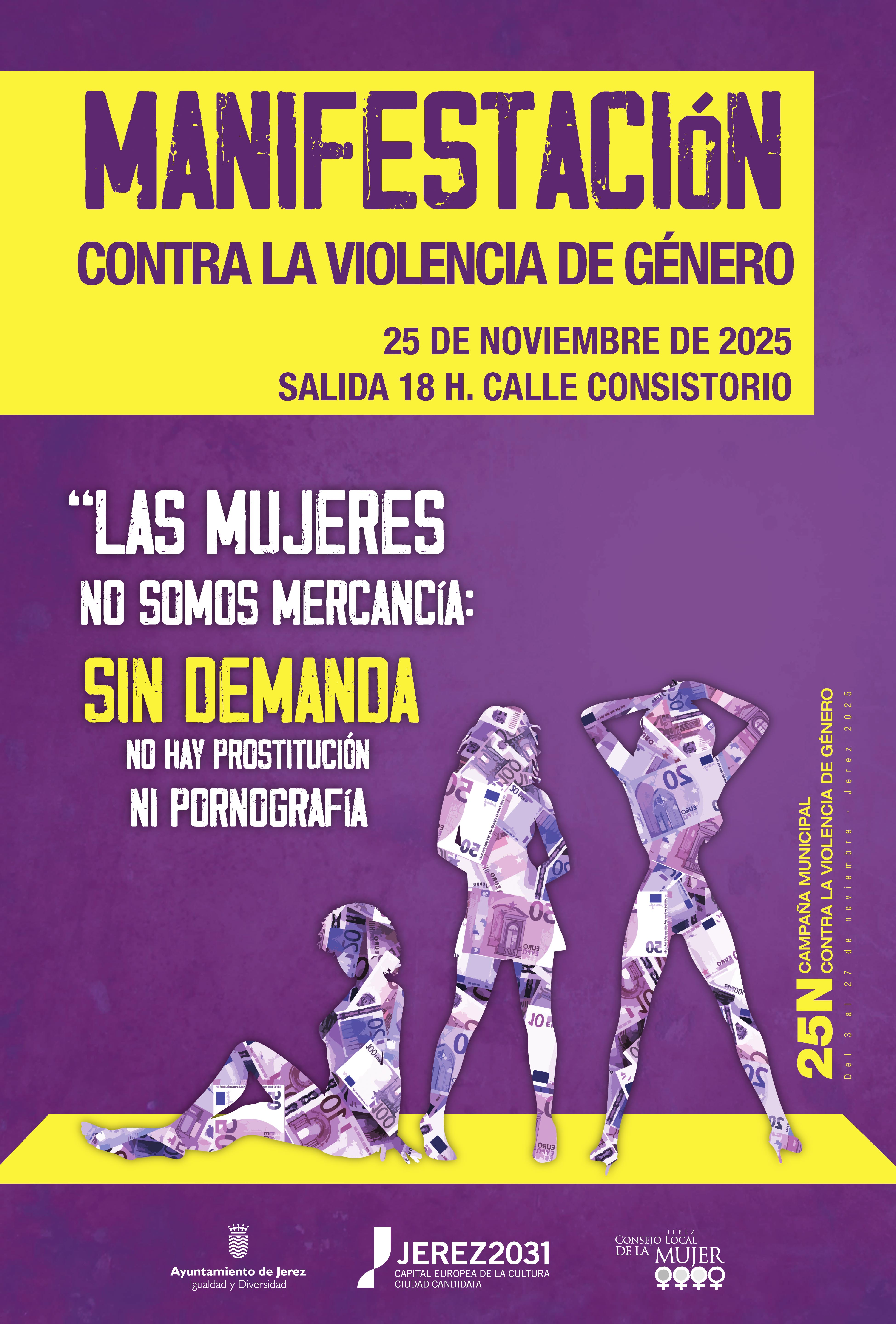 Cartel Manifestación 25N
