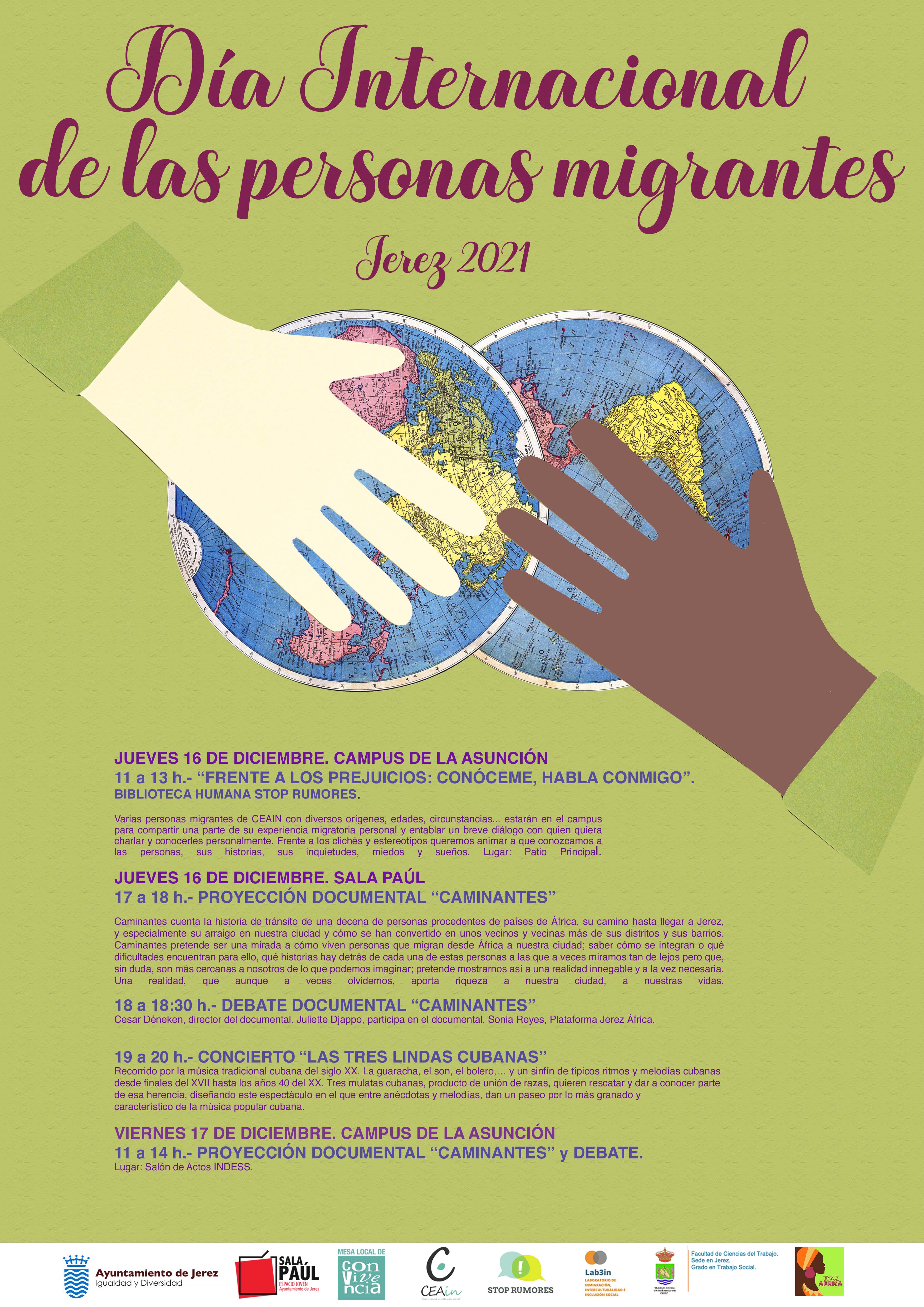 Cartel Programa Dia Personas Migrantes
