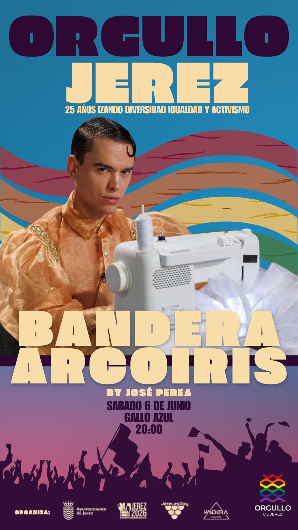 Cartel Confección Bandera Arcoiris by José Perea