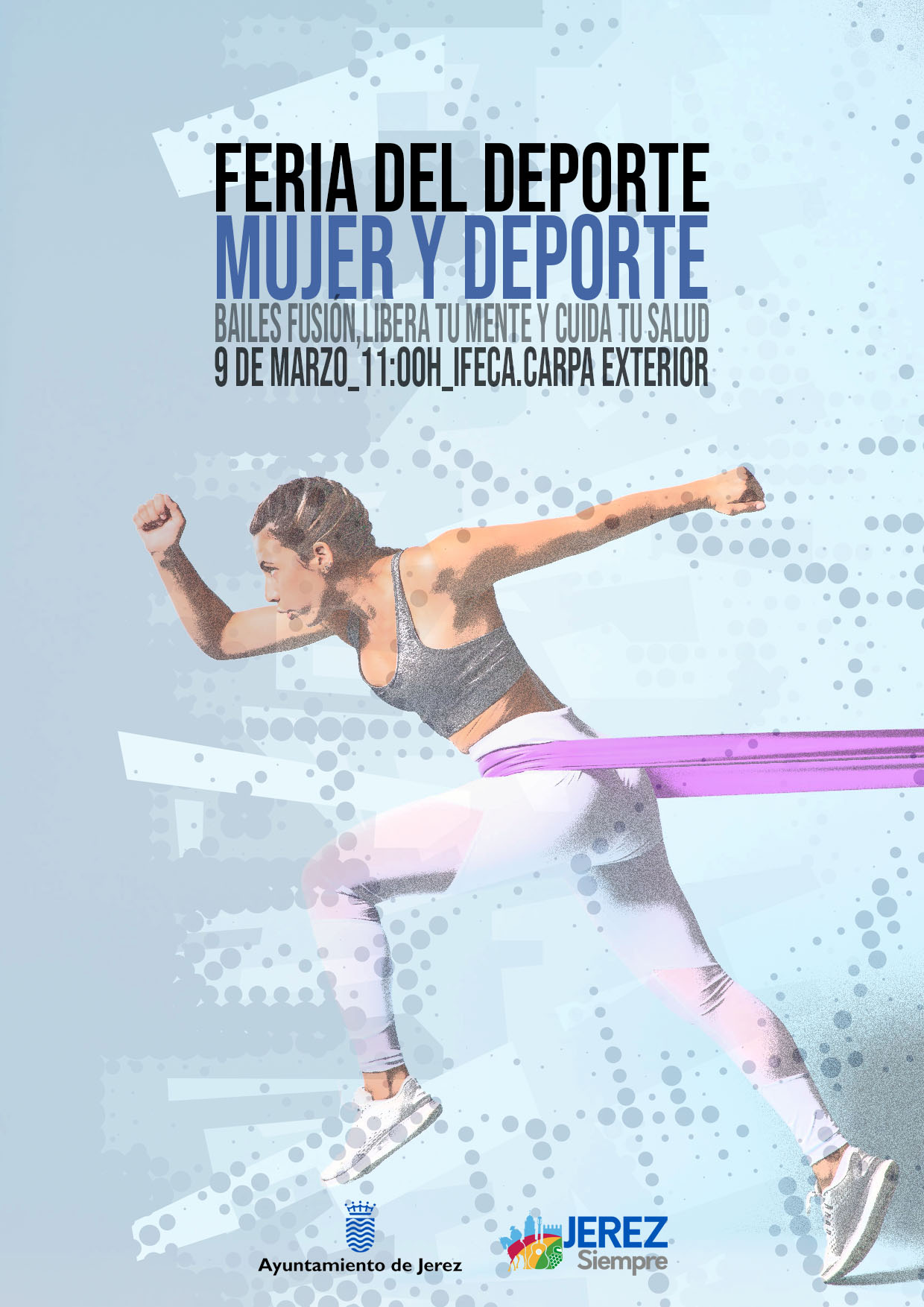Cartel Feria del Deporte_Mujer y Deporte
