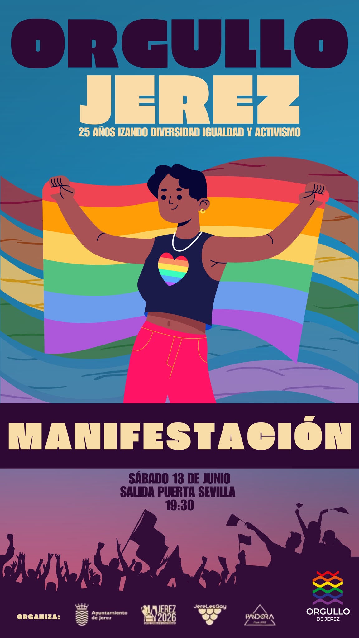 Cartel Manifestación Orgullo 2026