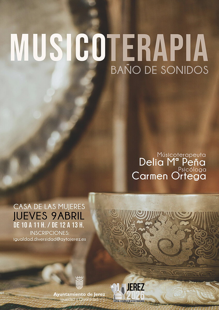 Cartel Taller Baño de Sonidos