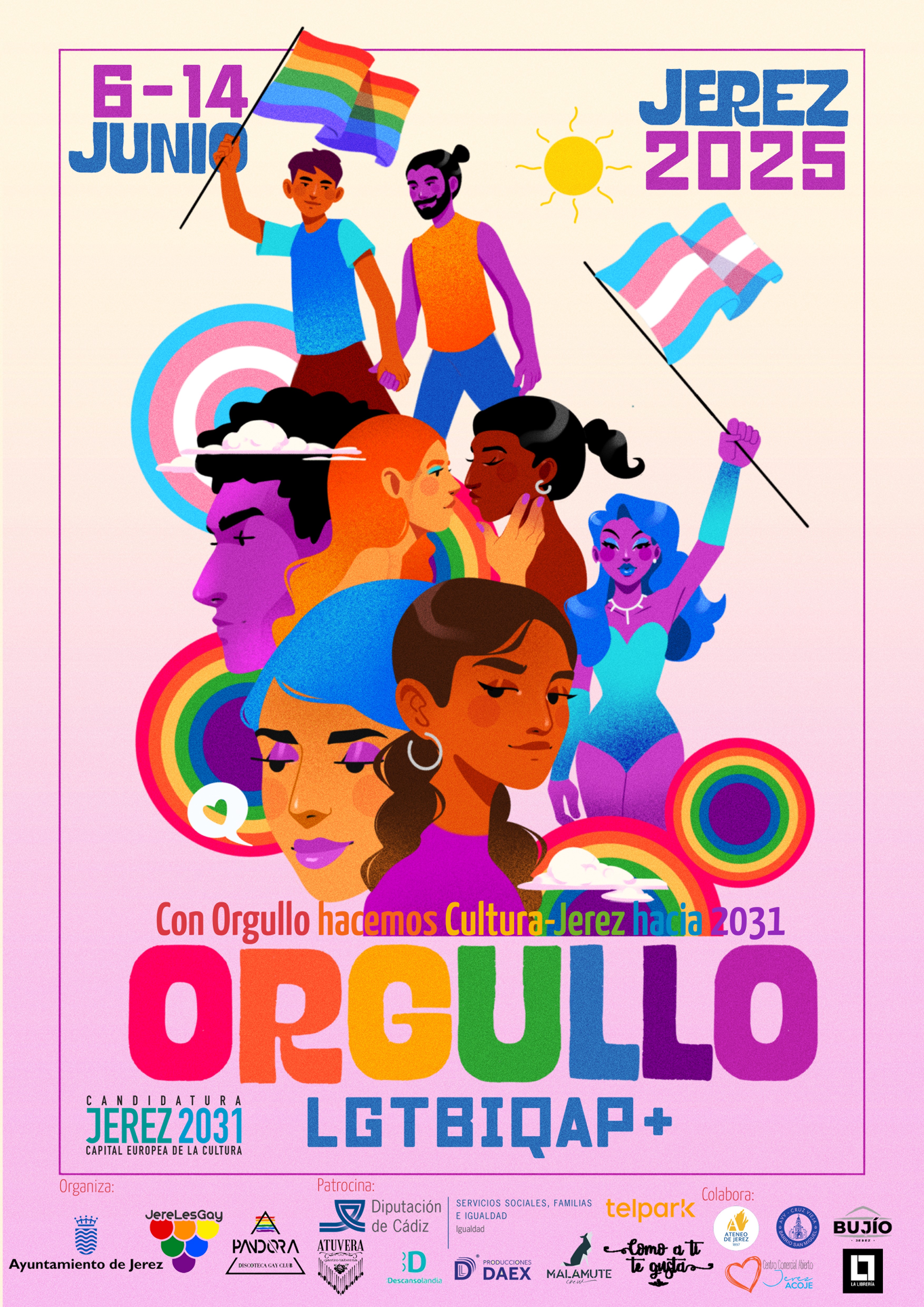 Cartel Orgullo LGTBIQAP+ 2025
