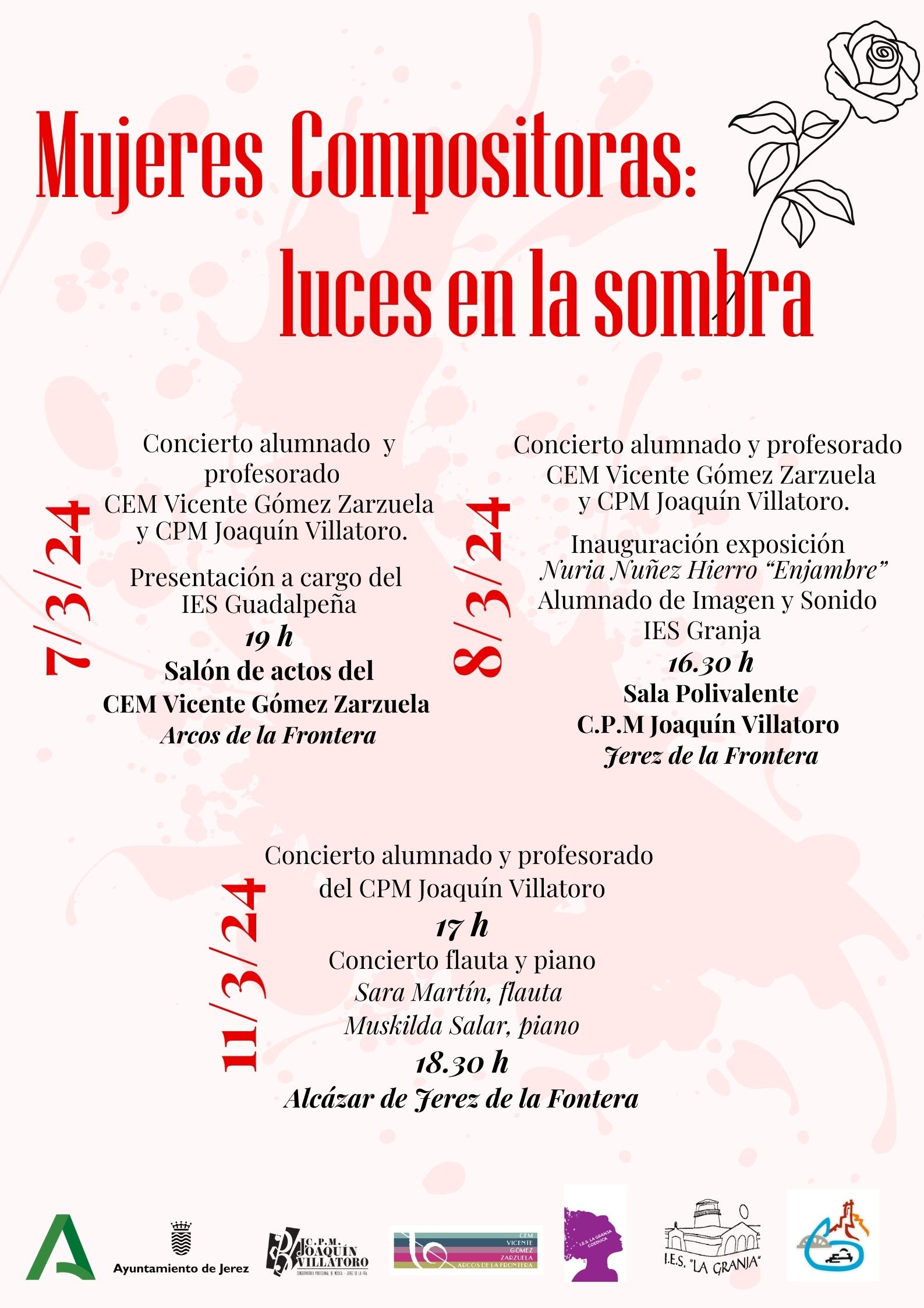 Cartel Concierto Mujeres Compositoras