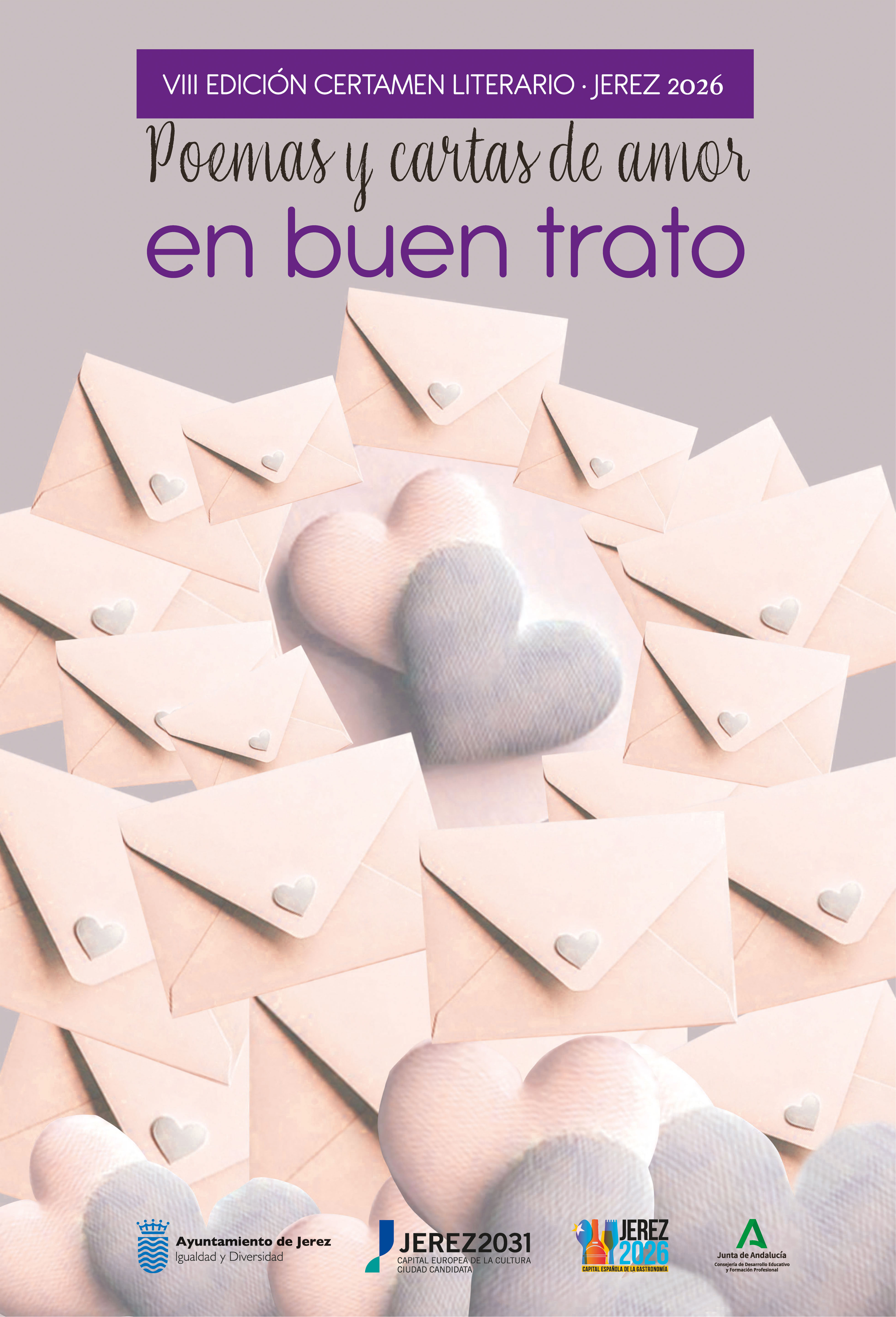 Cartel Certamen Poemas y cartas de amor en Buen Trato 2026