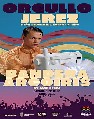Cartel Confección Bandera Arcoiris by José Perea