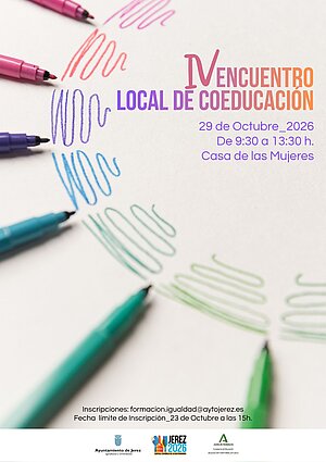 Cartel IV Encuentro Local de Coeducación