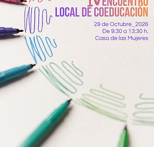 Cartel IV Encuentro Local de Coeducación