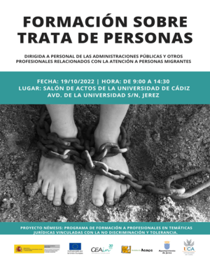 Cartel Formación Trata de Personas