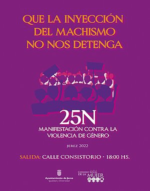 Cartel Manifestación 25N Contra la Violencia de Género