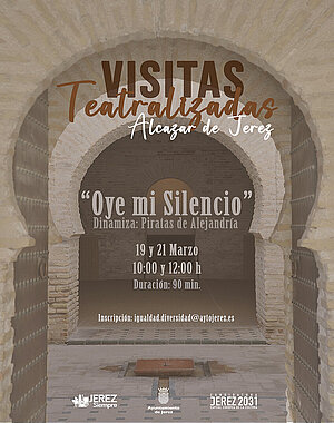 Cartel Vistas teatralizadas "Oye mi silencio"