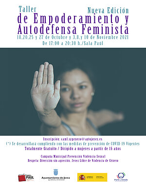 Cartel Nueva Edición Taller empoderamiento y autodefensa feminsita