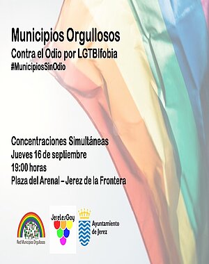 Cartel Concentración contra el odio por LGTBIfobia