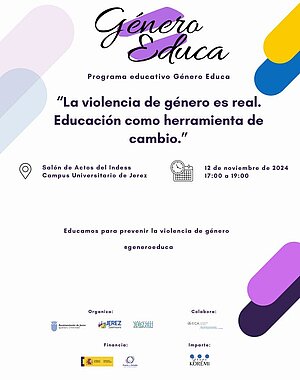 Cartel Ponencia Género Educa
