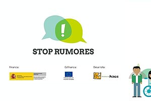 Cartel proyecto stop rumores