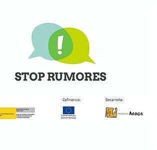 Cartel proyecto stop rumores