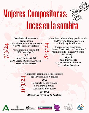 Cartel Concierto Mujeres Compositoras