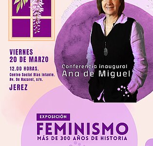Cartel Exposición Feminismo mas de 300 años de historia